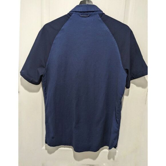 Lululemon | Men's Snap To It Short Sleeve Dark Cobalt / Deep Navy - Picture 5 of 10